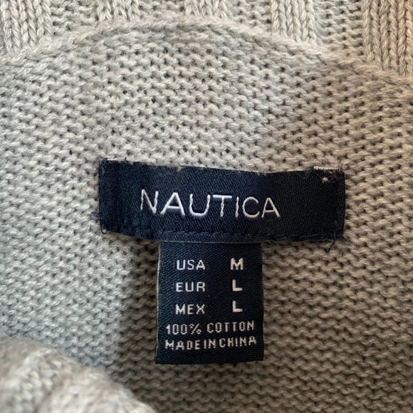 Nautica Cowl Neck Long Sleeve Sweater - Picture 2 of 9